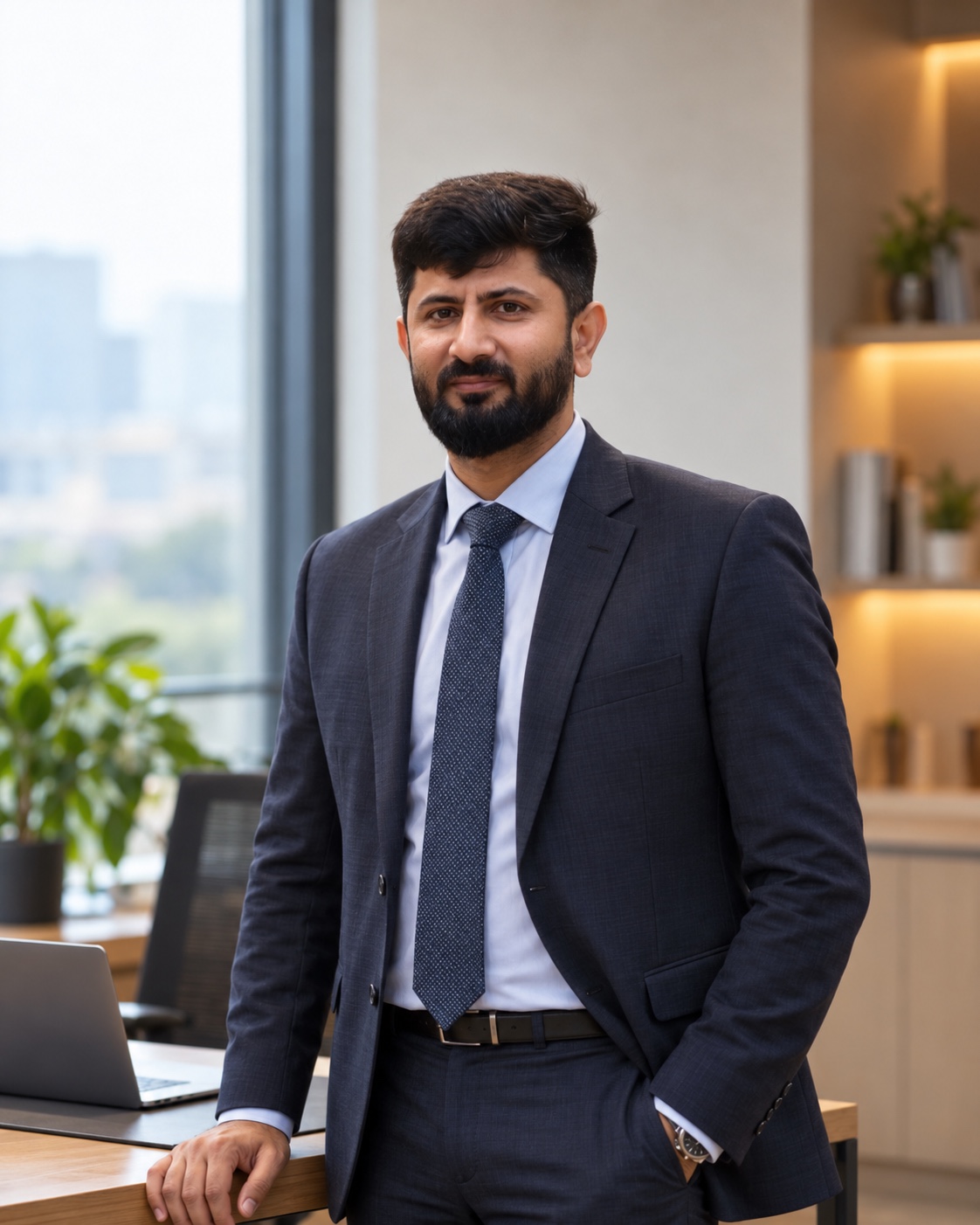 Mukesh Kumar Verma standing in a modern office